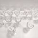 Set of Eighteen Solid Crystal Drinking Glasses by Kosta Boda, Sweden