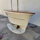 Bar or shop counter and 2 deck lina stools polyester boat hull