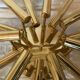 Chandelier 14 branches brass Sciolari House 1960