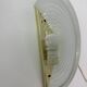 Set of 2 vintage glass wall lamps with golden holder , 1970’s