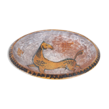 Yvon Roy dish with horse pattern