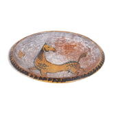 Yvon Roy dish with horse pattern
