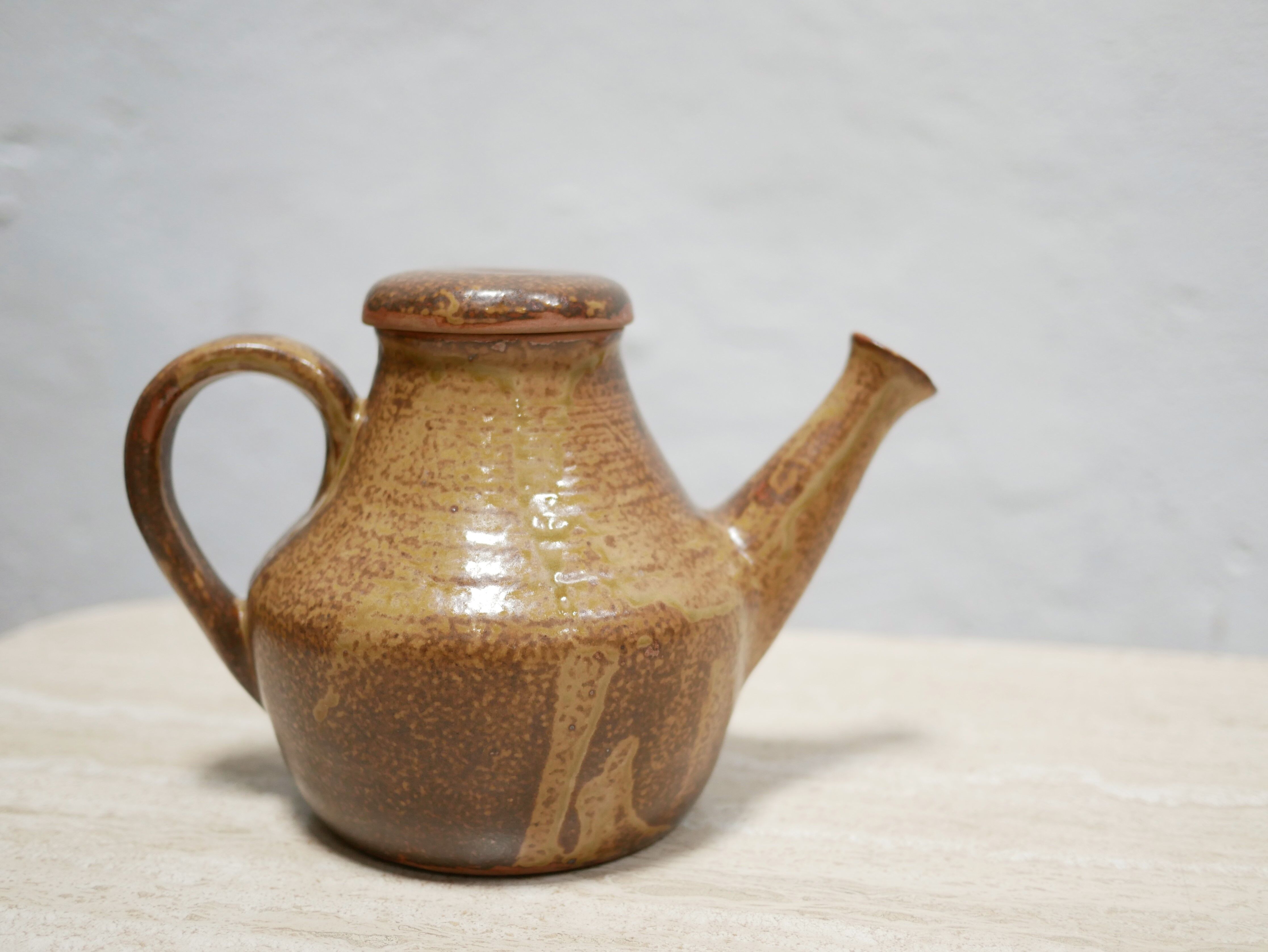 Vintage sandstone teapot