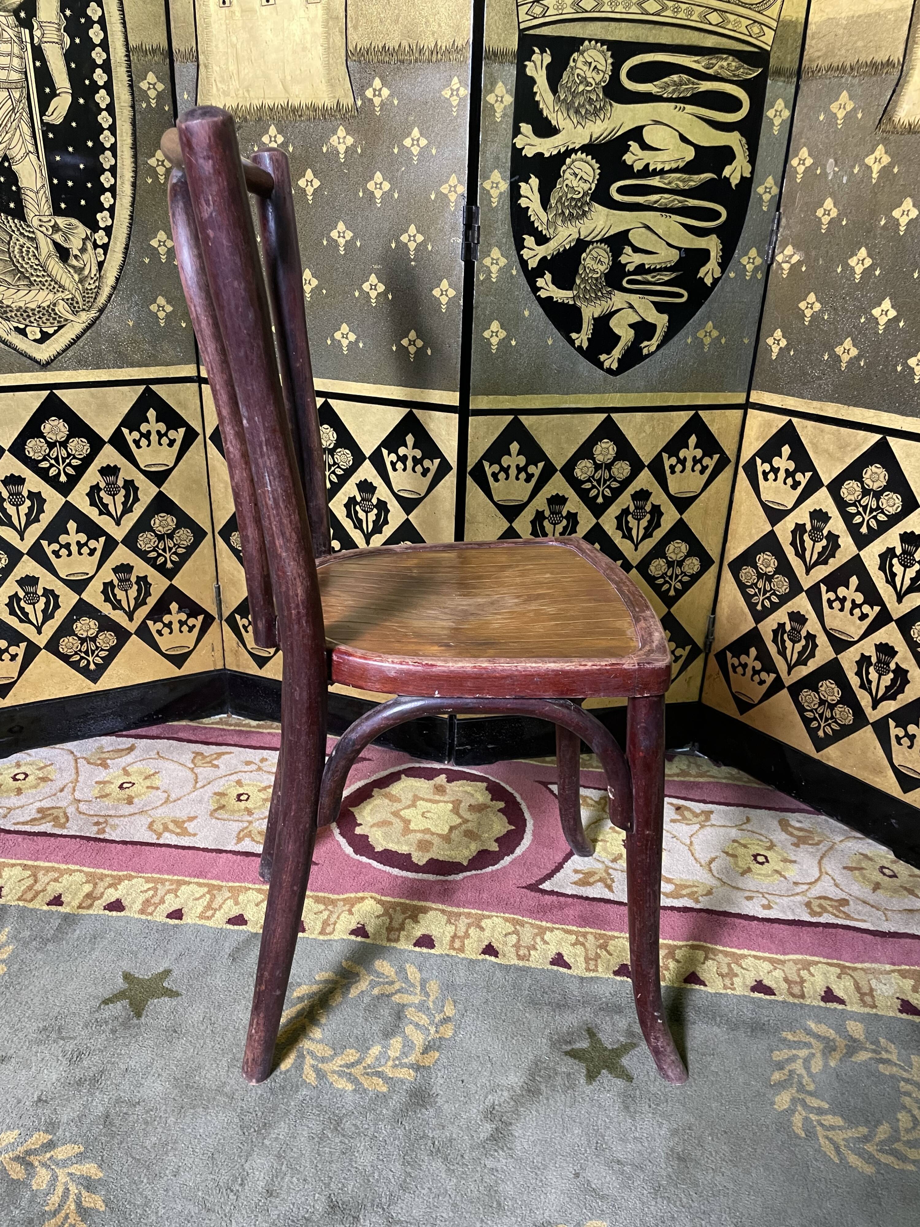 Suite of 6 chairs bistro baumann