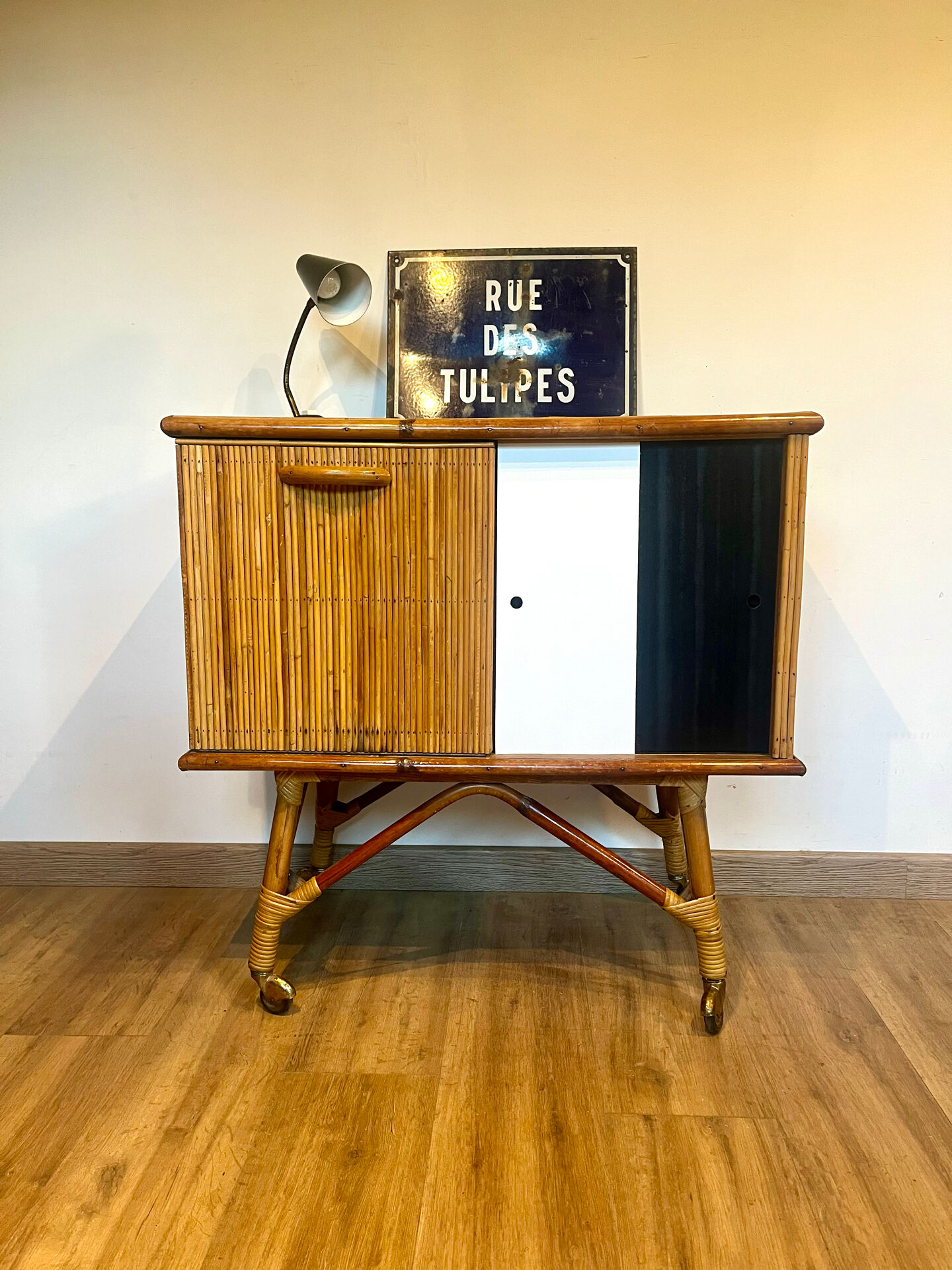 Rattan sideboard