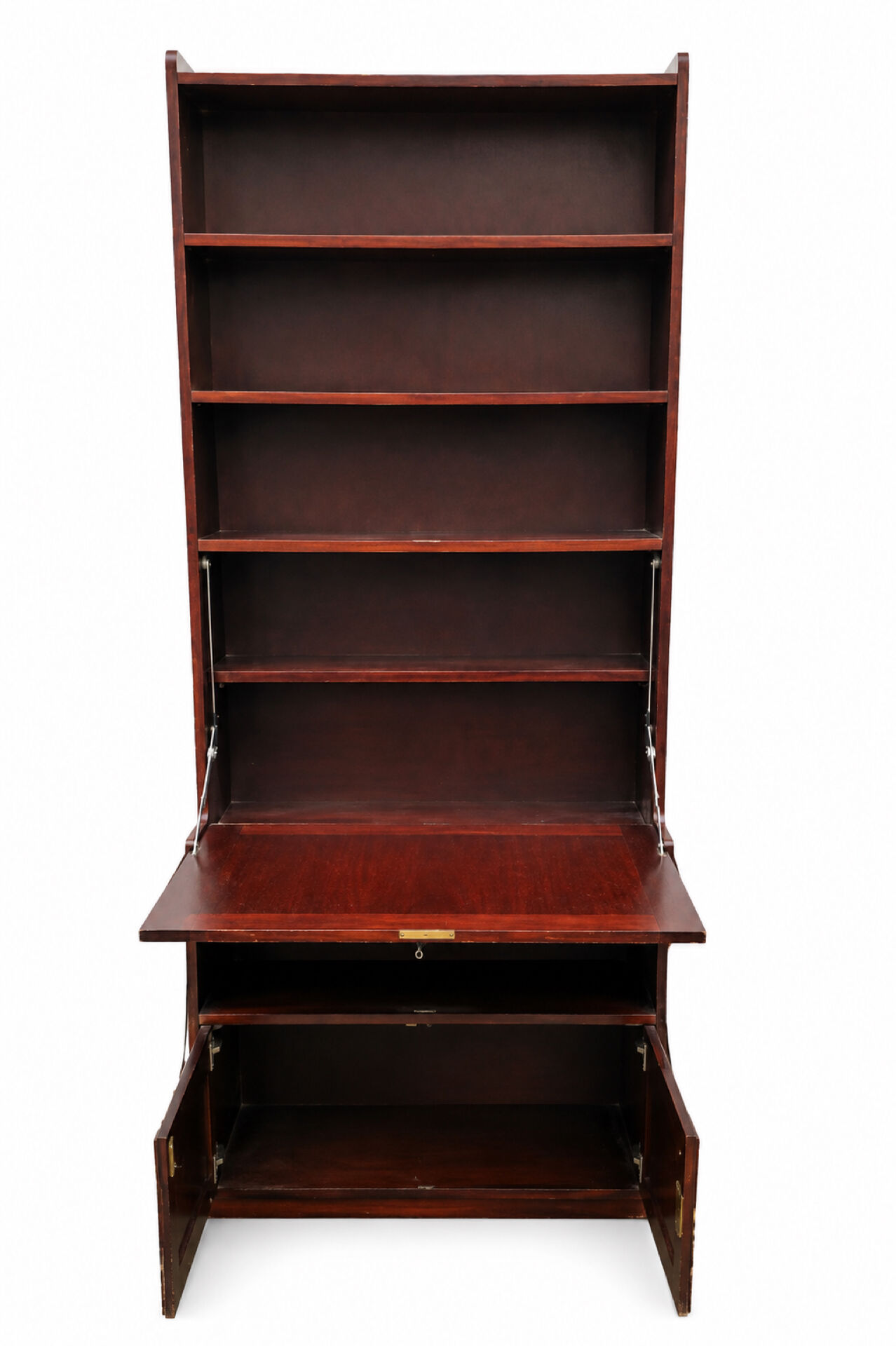 Bureau, bibliothèque vitrée, secrétaire vintage
