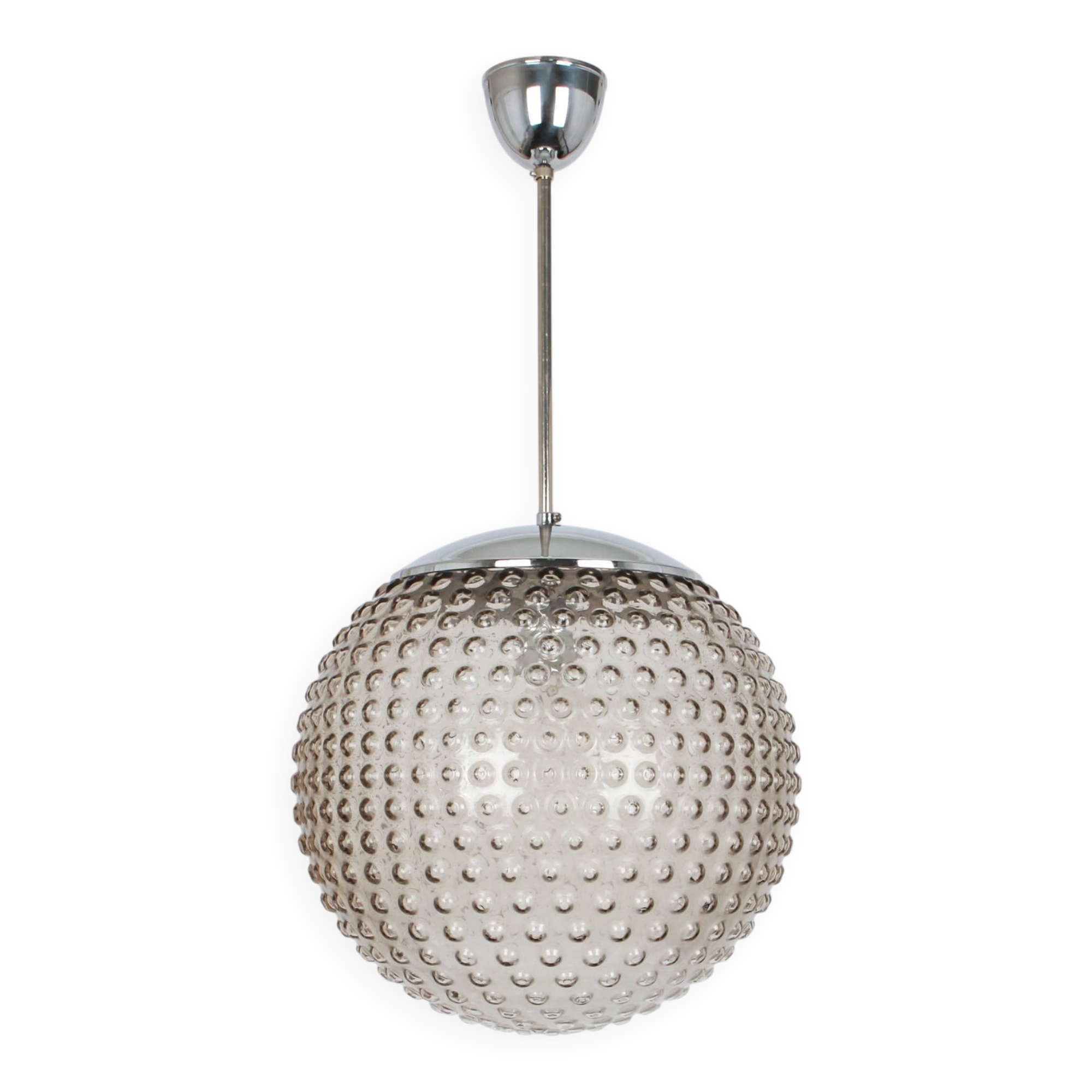 glass pendant lamp designed by Rolf Krüger for Staff, Germany 1970s.