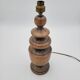 Vintage turned wooden lamp base