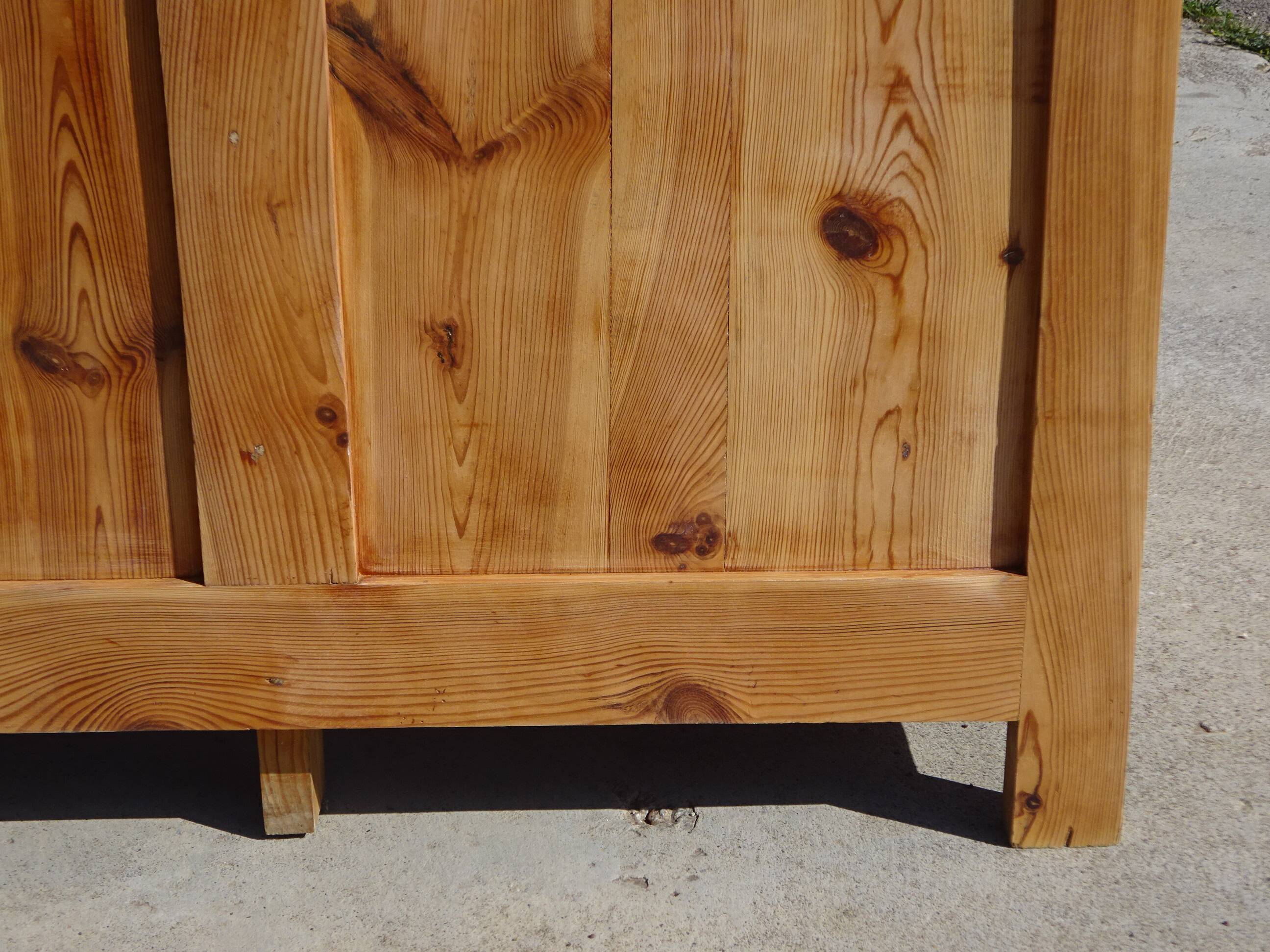 Vintage pine desk, restored