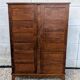 Linen cupboard wardrobe René Gabriel Reconstruction 40s 50s Parisian