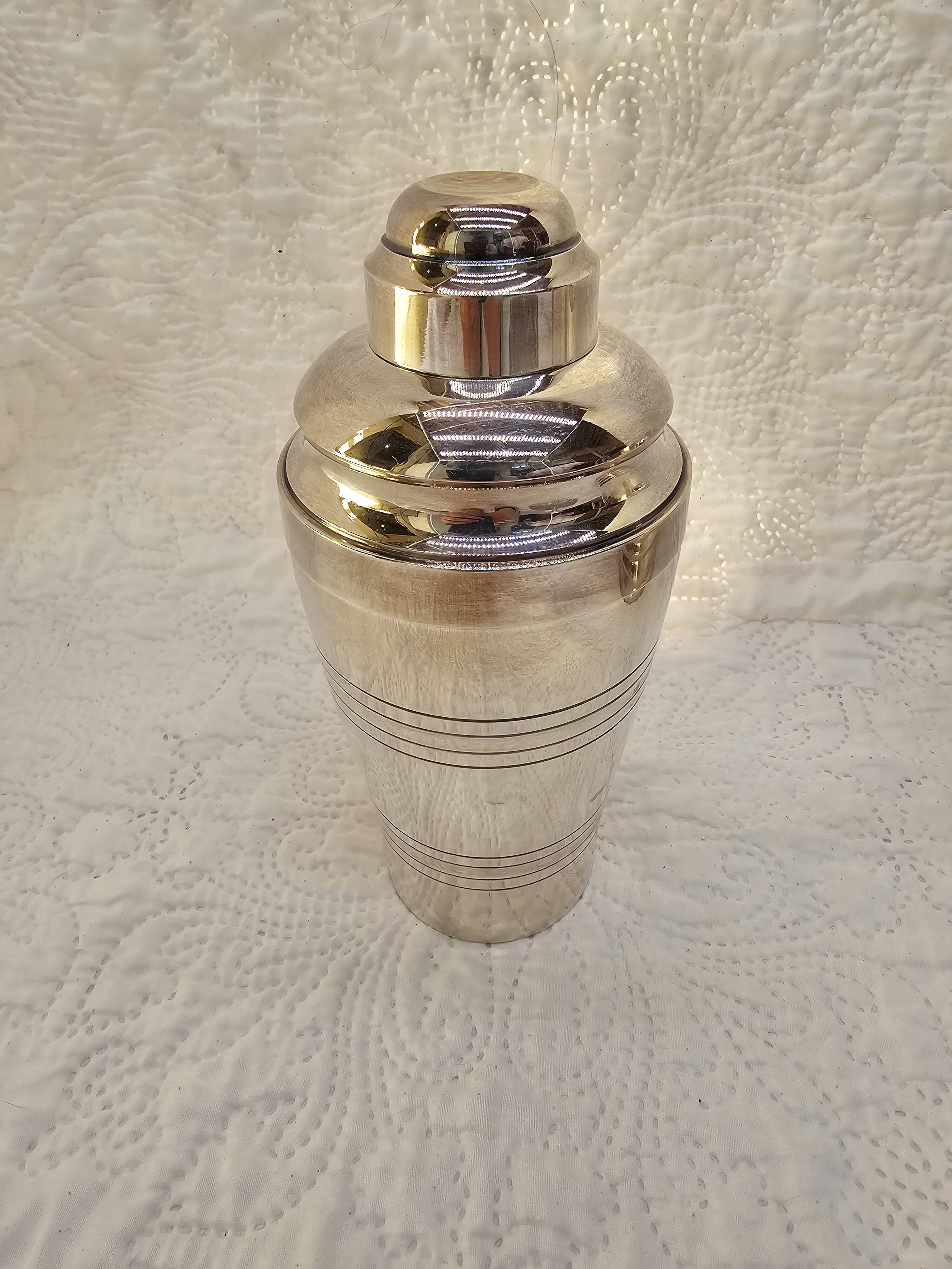 3-piece silver-plated aperitif set