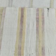 9x12 White & Cream Modern Striped Kilim Rug, 268c358Cm