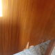 Furniture secretary vintage wood and rattan