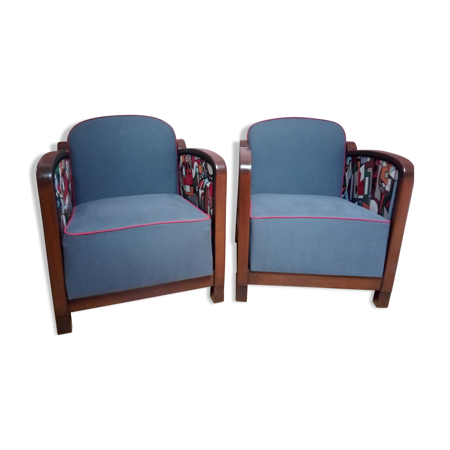 Paire de fauteuils Art Déco