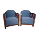 Paire de fauteuils Art Déco