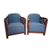 Paire de fauteuils Art Déco
