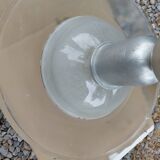 Holophane art deco glass pendant light