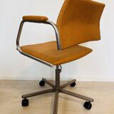 Fully restored Mustard Office Chair by Kovona K-384, Czechoslovakia 1970’s