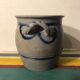 Lot 5 old blue sandstone 3 pots - carafe - vintage decoration tonneau