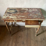 Antique patinated desk