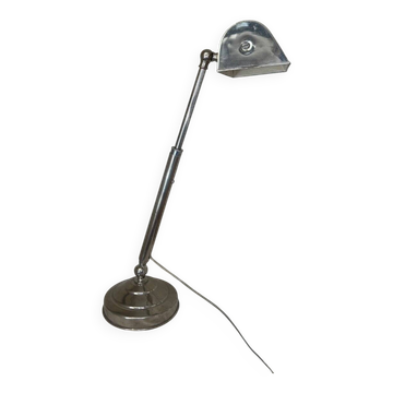 Lampe chromée art déco