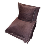 Fauteuil aubergine