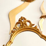 Old gilded mirror 40x24 cm