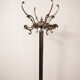 Brass revolving coat holder