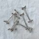 6 Christofle silver-plated knife rests