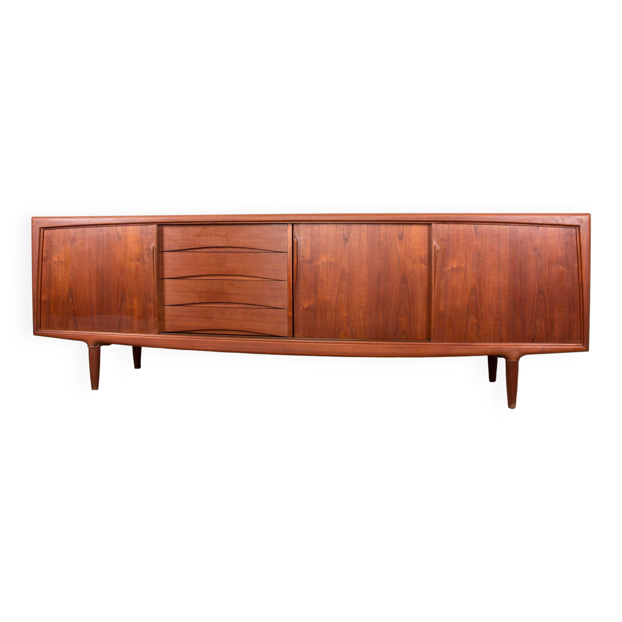 Large Danish Teak Sideboard by Axel Christensen for ACO Mobler
