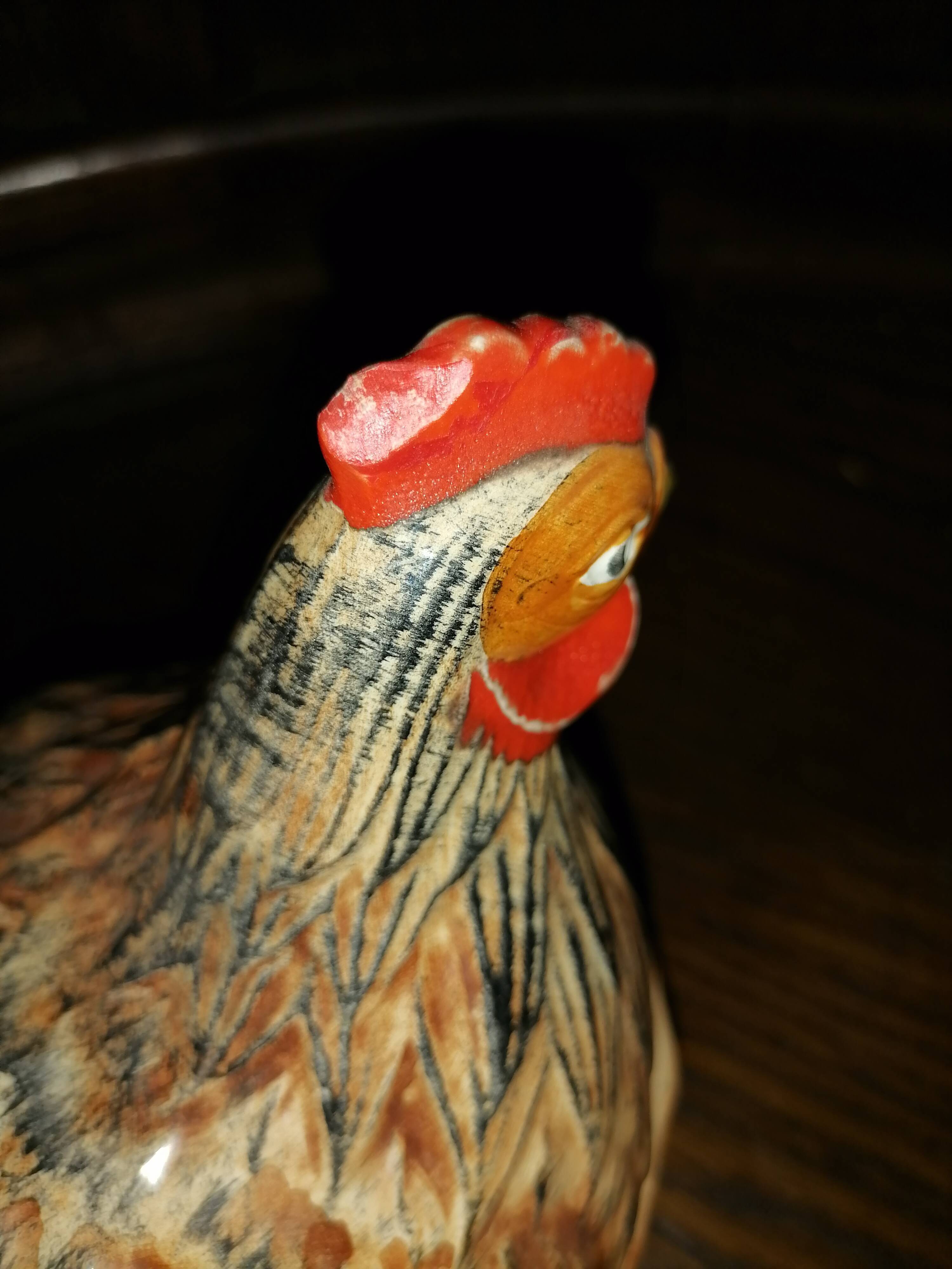 Terrine earthenware hen