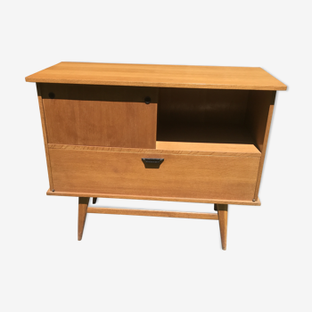 Small sideboard vintage HiFi 1950 feet compass