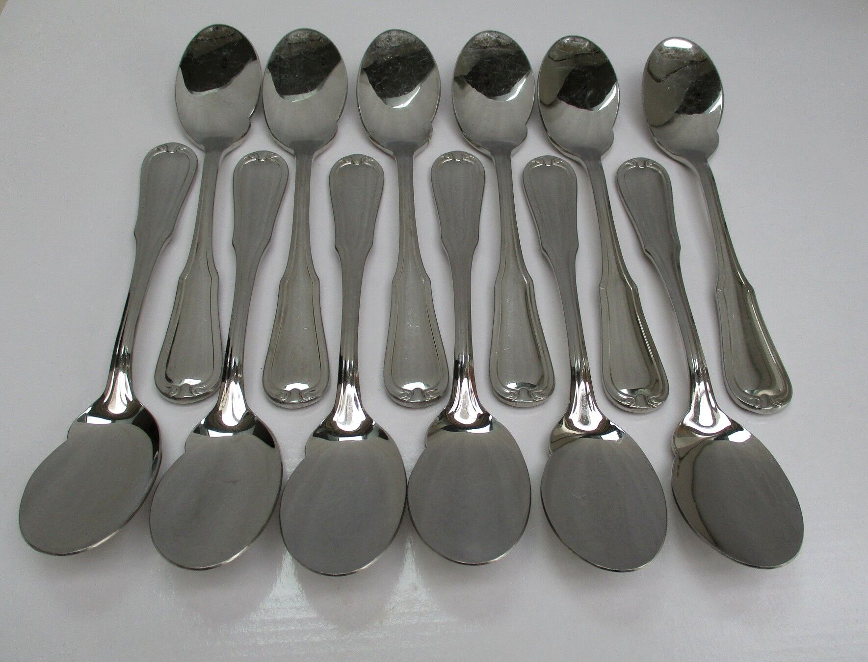 Silver metal spoons Berndorf