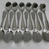 Silver metal spoons Berndorf