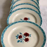 6 plates Moulin des Loups