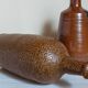 Duo de bouteilles Art-populaire en grès