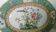 Oval dish in fine porcelain with Asian decoration from China, Macau.