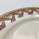 Set of 6 Flat Plates Stamped "Boch F la Louvière"