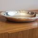 Oval Plateau Christofle Gallia In Silver-Plated Metal Beaded Frieze Basket Plaque