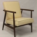 Armchair Henryk Lis 300-190 years 1970 fabric sparkling effect.