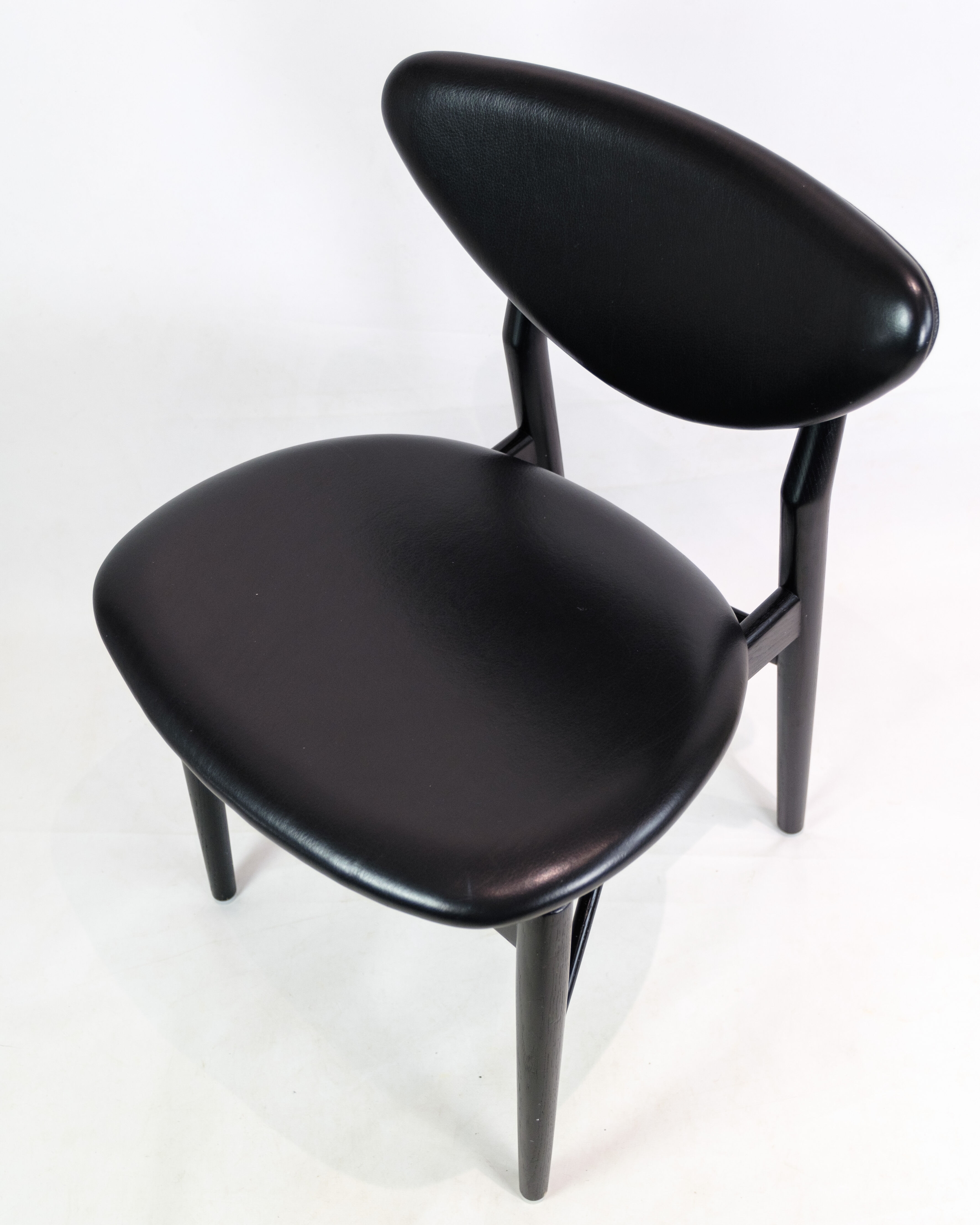 Chair, Finn Juhl, Black painted oak, House of Finn Juhl, model 108