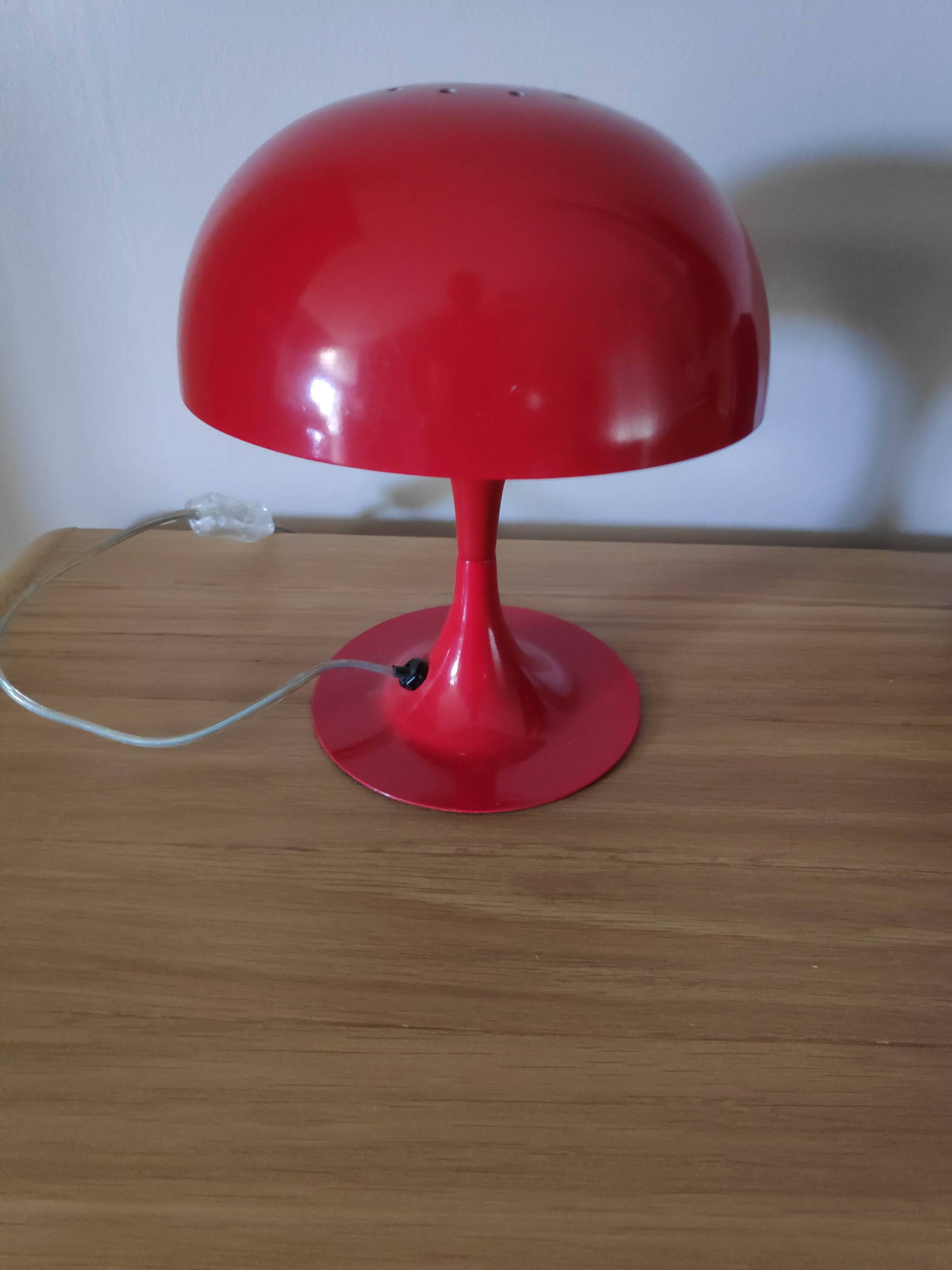 Mathias vintage red mushroom lamp