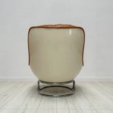 1960s Vintage leather 'Karate' Chair Set by Michel Cadestin for Airborne