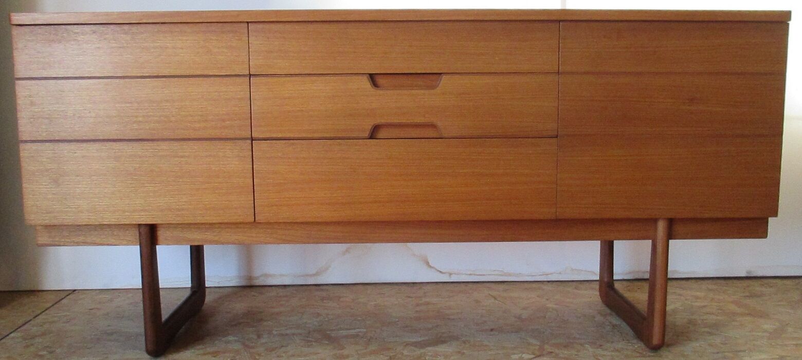 Sideboard Uniflex Internationnal light wooden 60s
