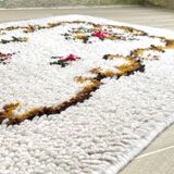 TAPIS Pure WOOL 1970s - 110 x 69cm