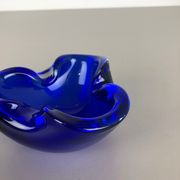 Cendrier Murano  "Blue" Italie années 1970