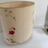 Handmade vintage oval lampshade