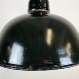 East German Enamel Factory Light By Lbd Veb Leuchtenbau Dresden, 1950s