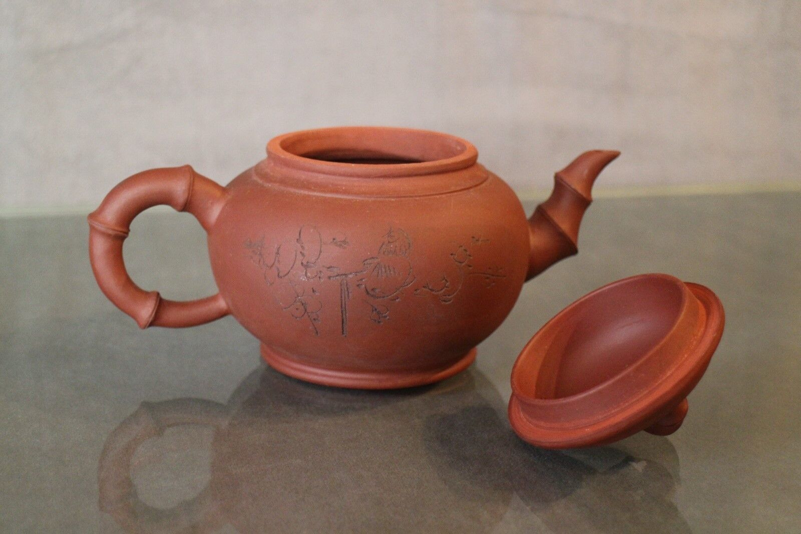 China teapot signed clay clay Yixing