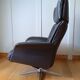 Fauteuil cuir relax Hjort Knudsen gris anthracite